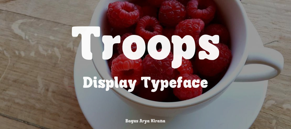 Troops Display Font