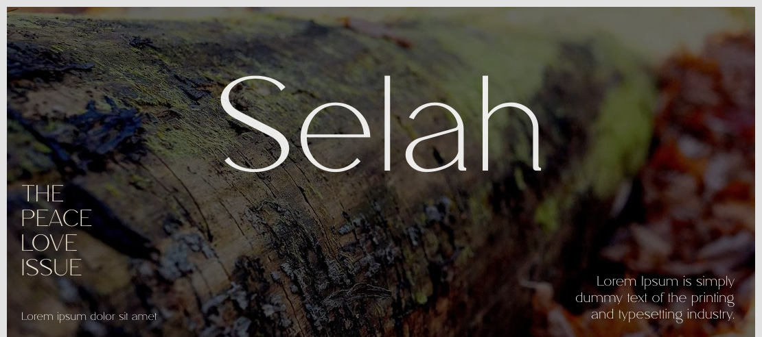 Selah Font