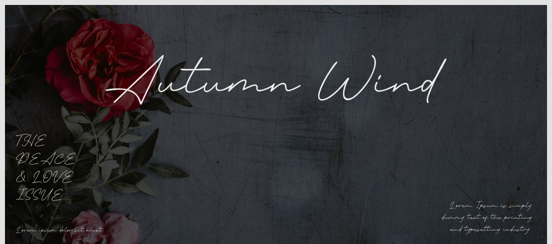 Autumn Wind Font
