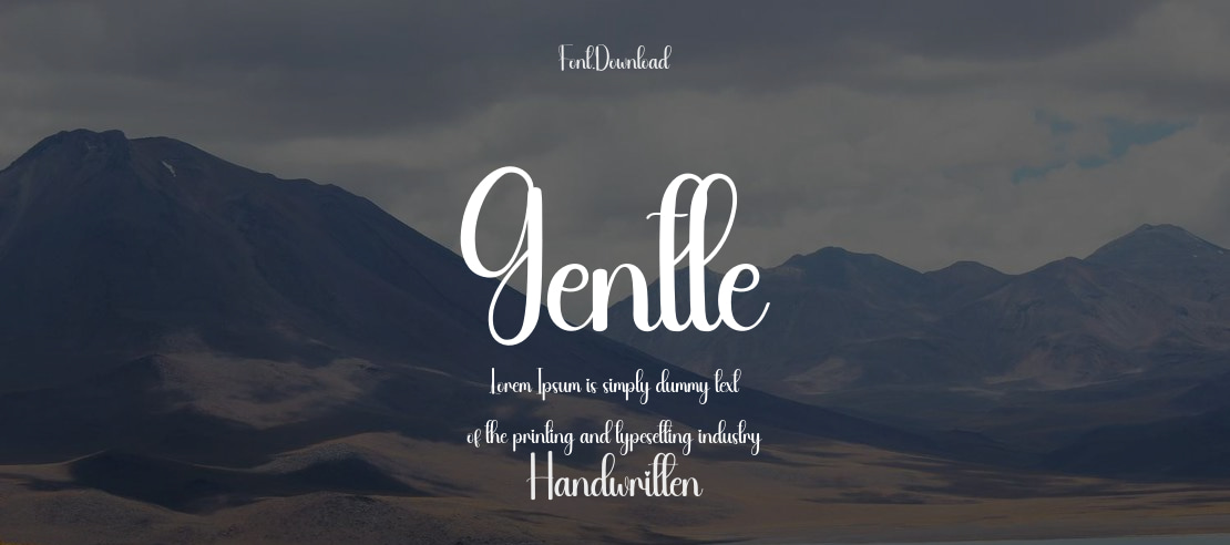 Gentle Font