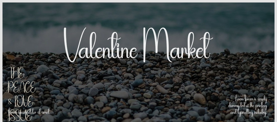 Valentine Market Font