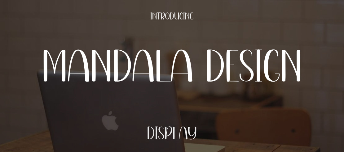 Mandala Design Font