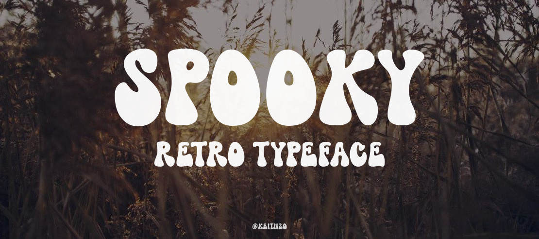 Spooky Retro Font