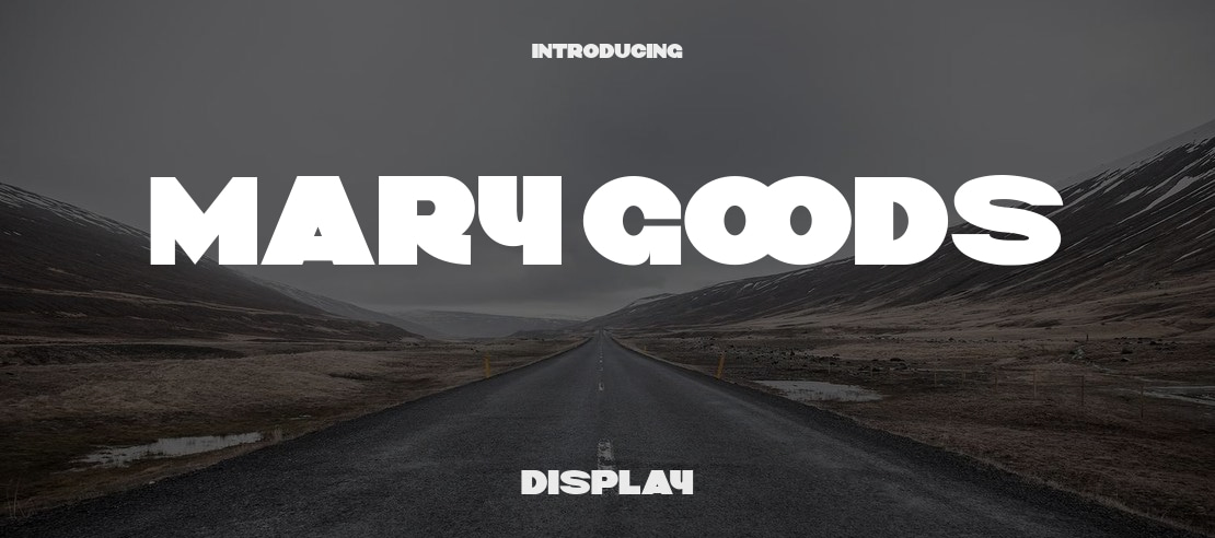 MARY GOODS Font