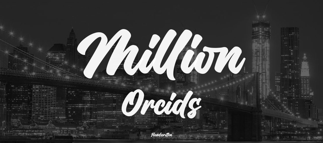 Million Orcids Font