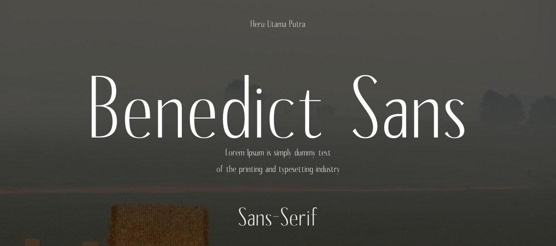 Benedict Sans Font