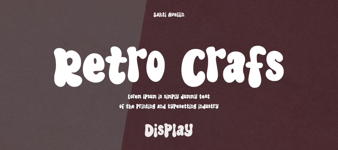 Retro Crafs Font