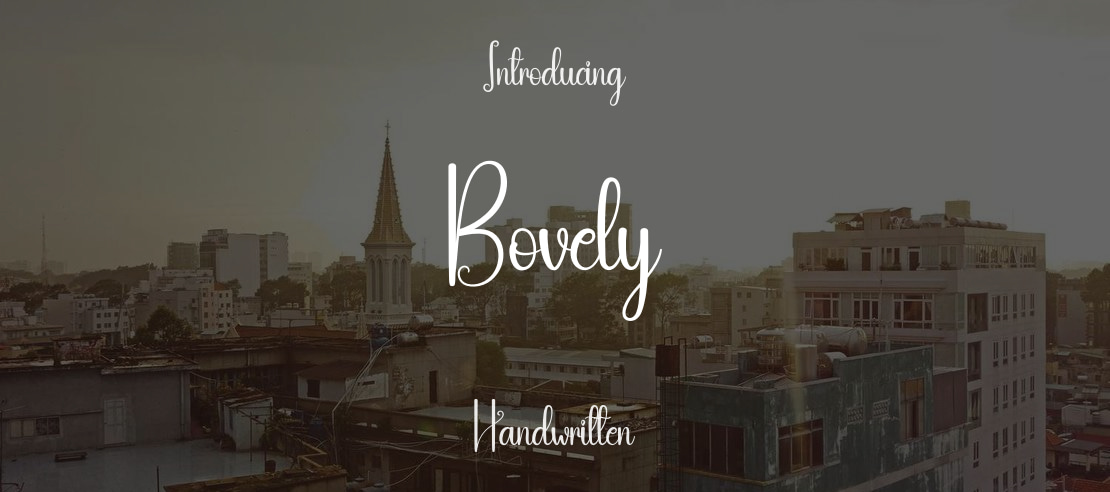 Bovely Font