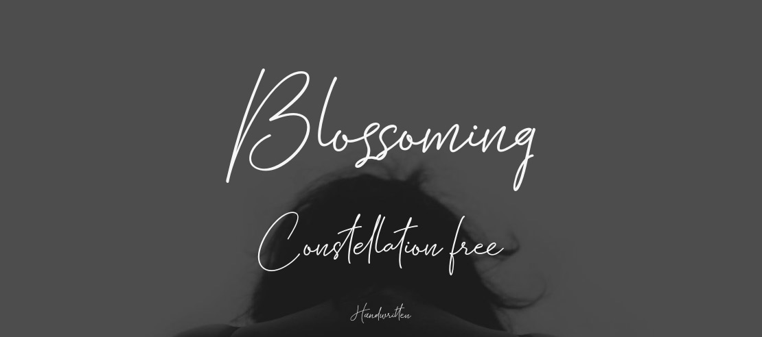 Blossoming Constellation free Font