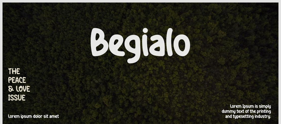 Begialo Font