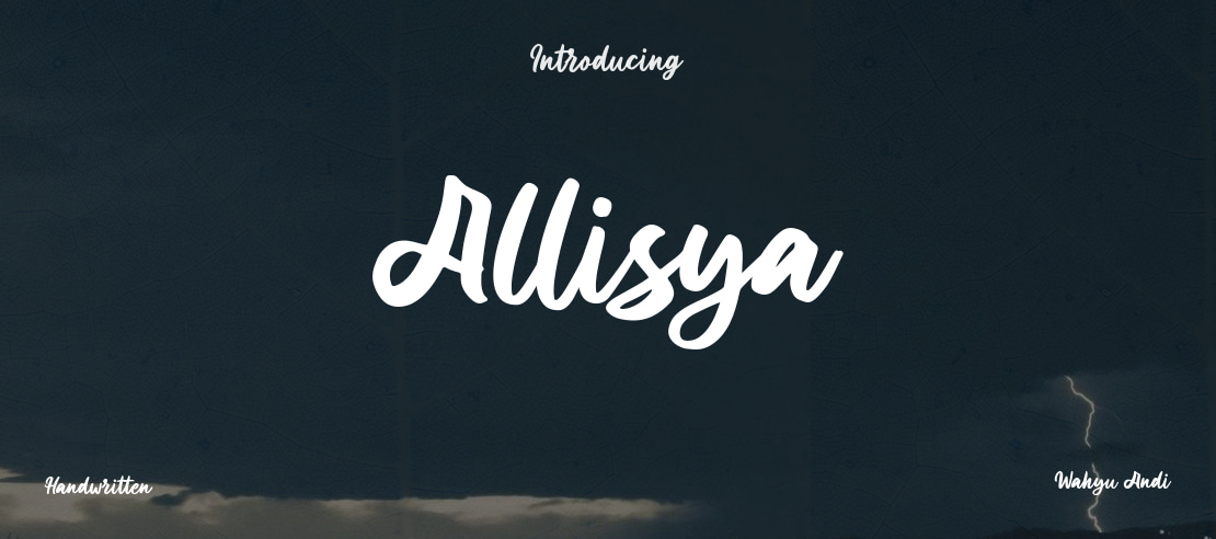 Allisya Font