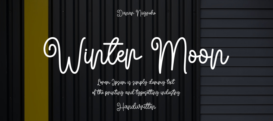 Winter Moon Font