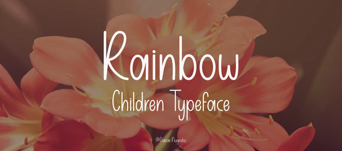 Rainbow Children Font