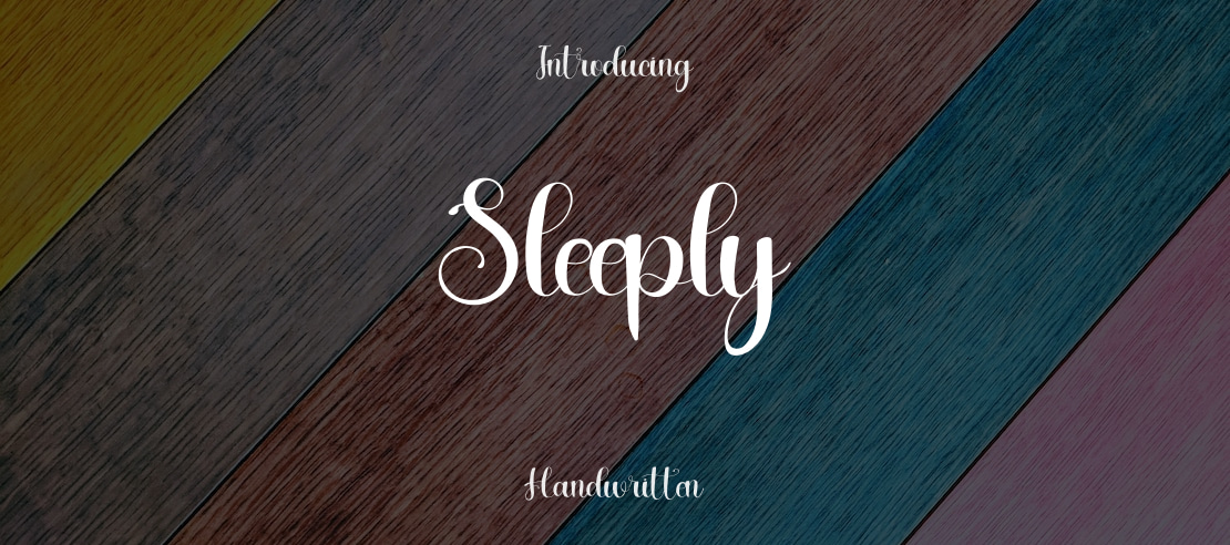 Sleeply Font