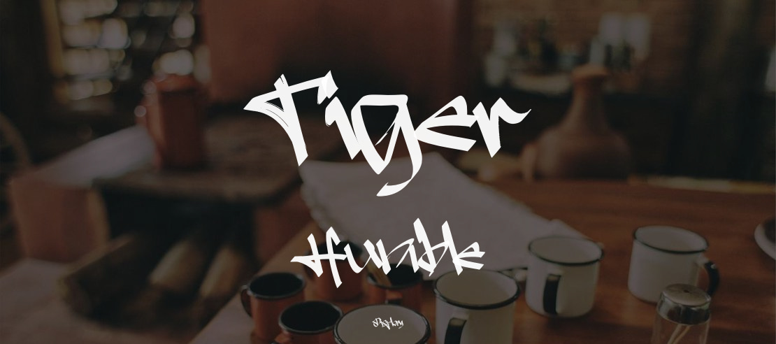 Tiger Humble Font