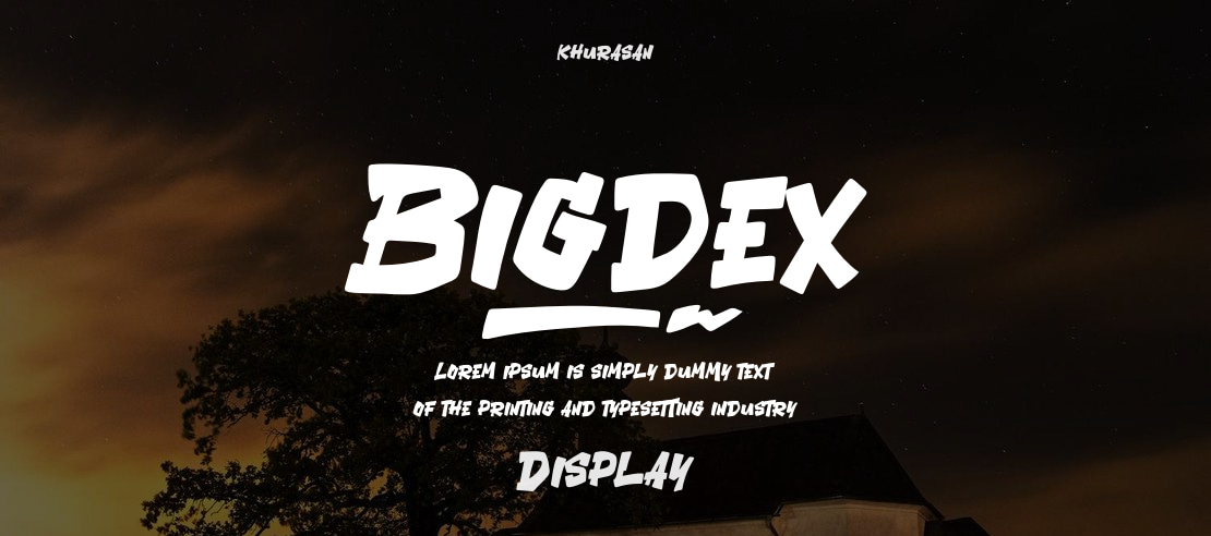 Bigdex Font