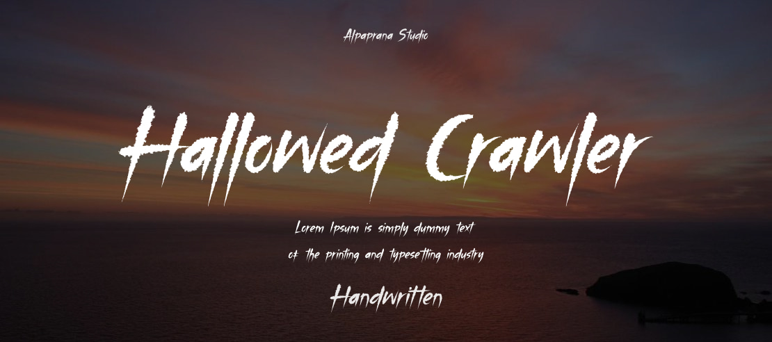 Hallowed Crawler Font