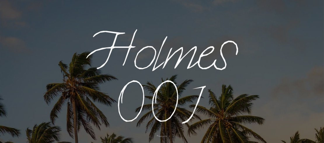 Holmes 001 Font