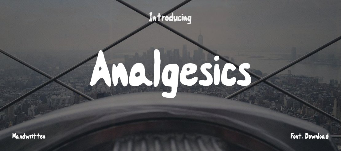 Analgesics Font