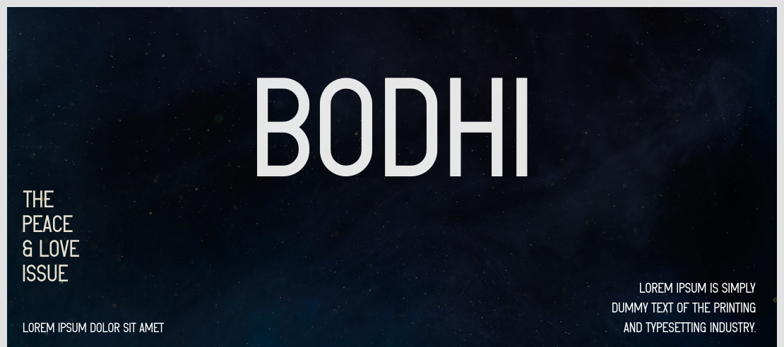 Bodhi Font