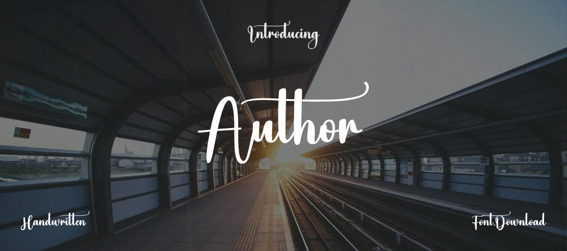 Author Font