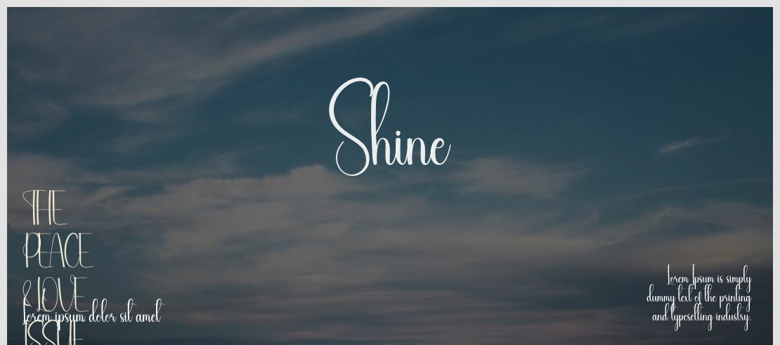 Shine Font