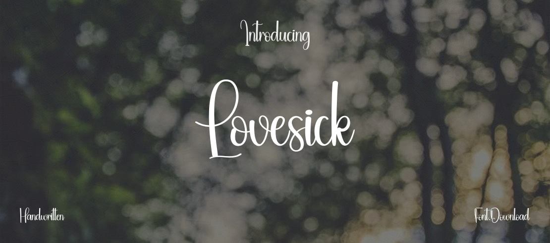 Lovesick Font