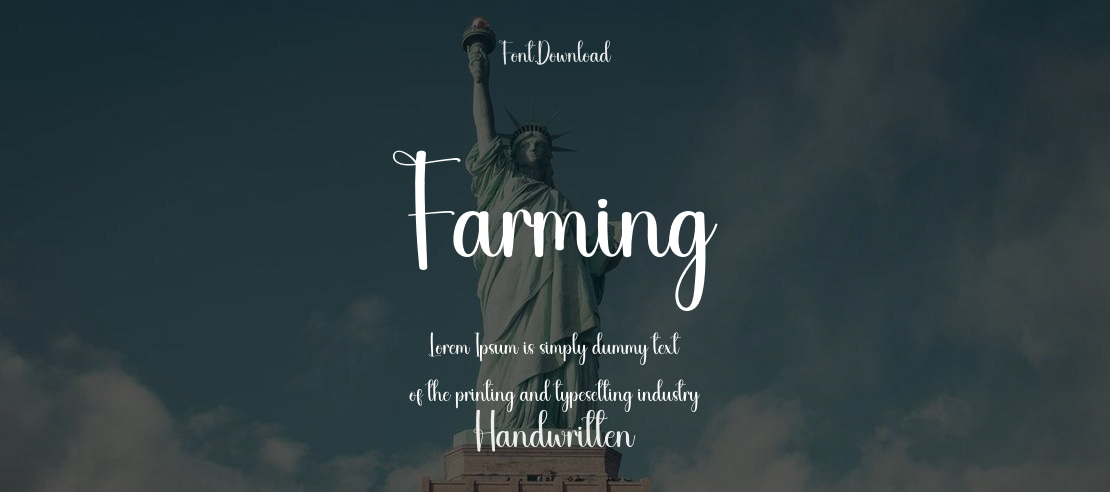 Farming Font