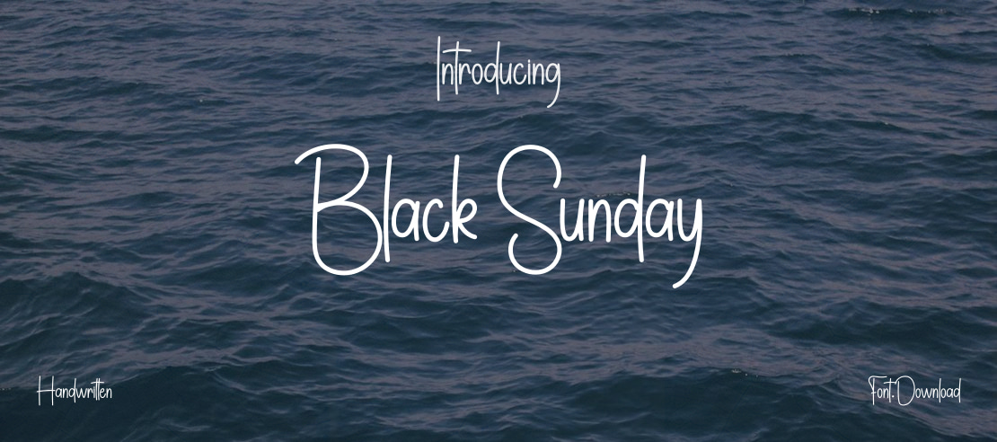 Black Sunday Font