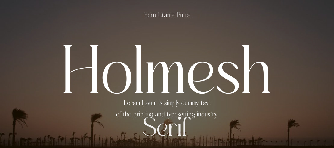 Holmesh Font