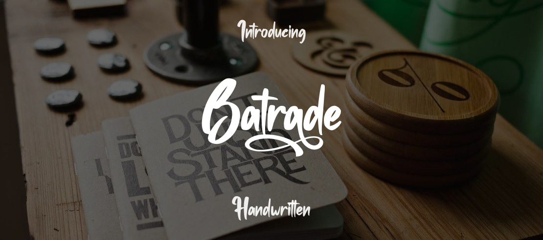 Batrade Font