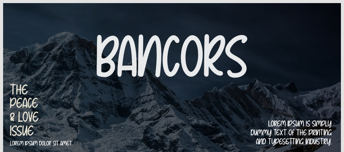 Bancors Font