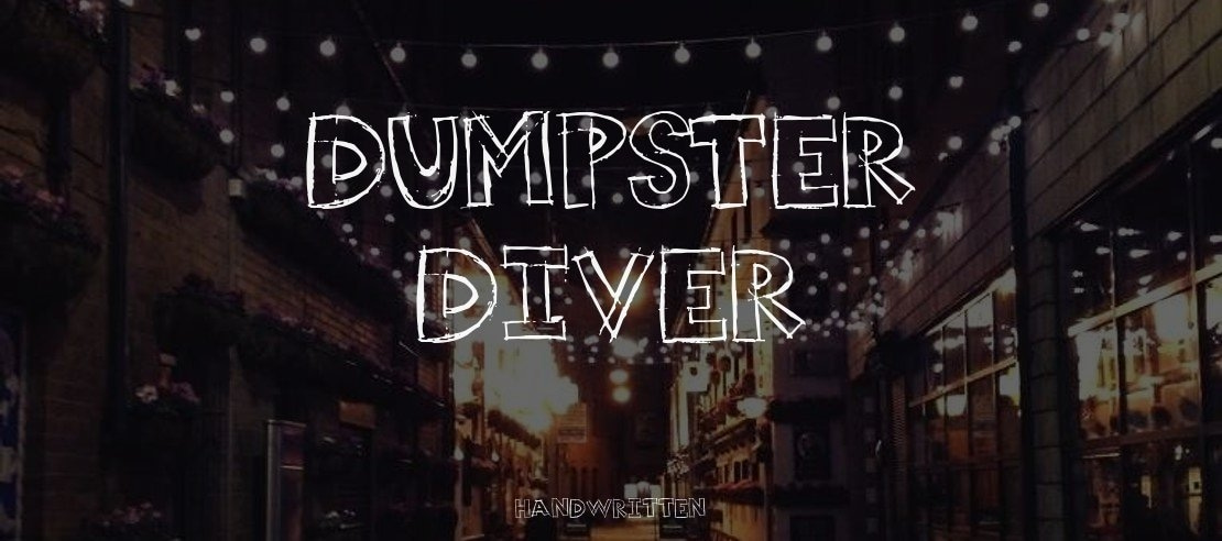 Dumpster Diver Font