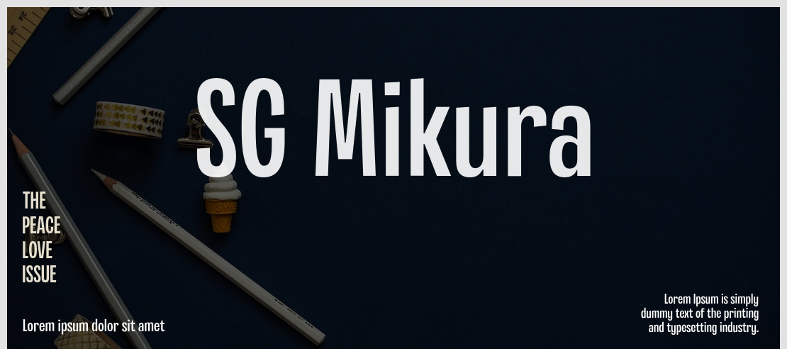 SG Mikura Font Family