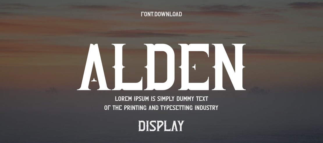 Alden Font