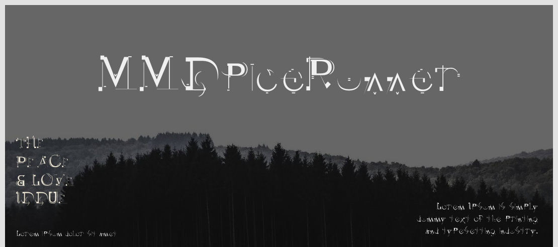 MMSpiceRunner Font