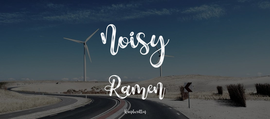 Noisy Ramen Font