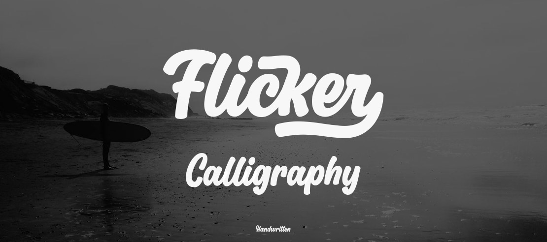 Flicker Calligraphy Font