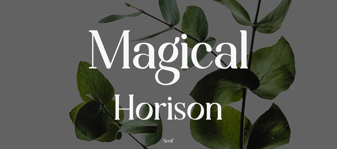 Magical Horison Font