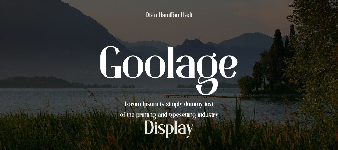 Goolage Font