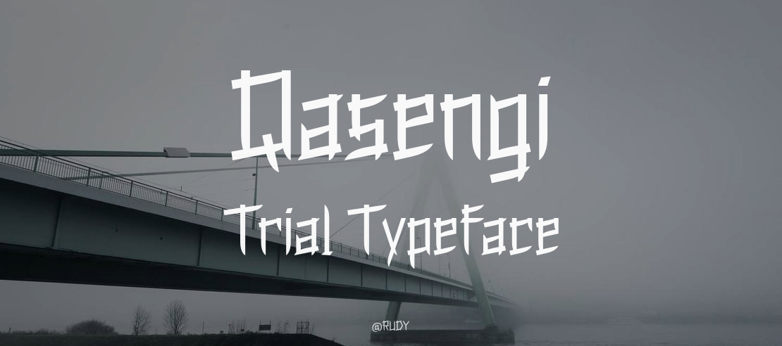 Qasengi Trial Font