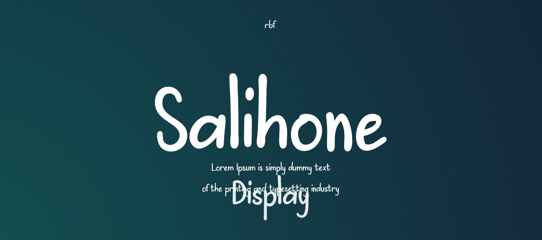 Salihone Font