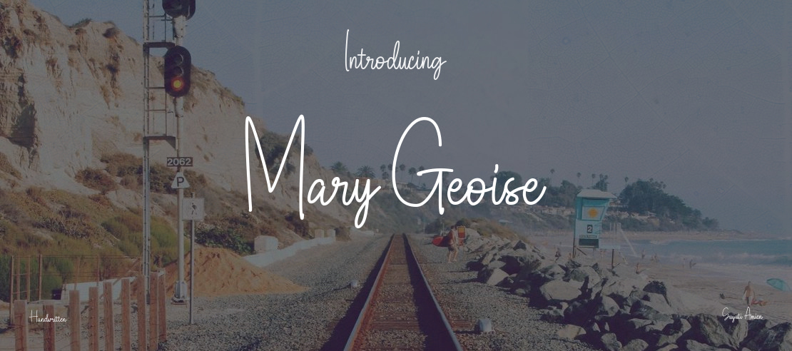 Mary Geoise Font