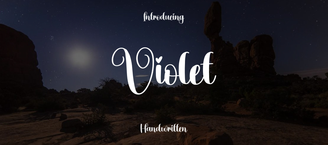 Violet Font