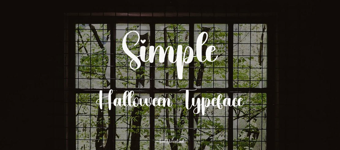 Simple Halloween Font
