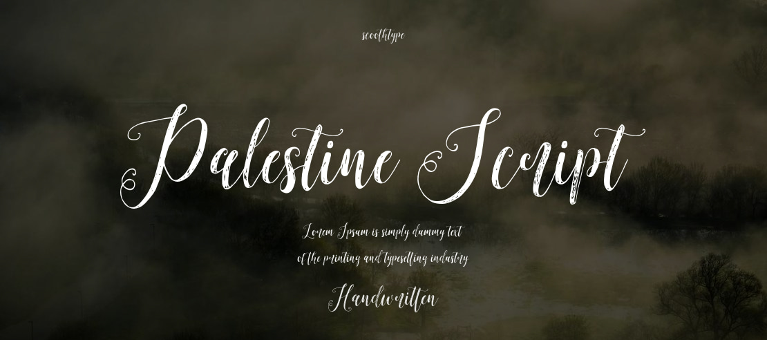 Palestine Script Font Family