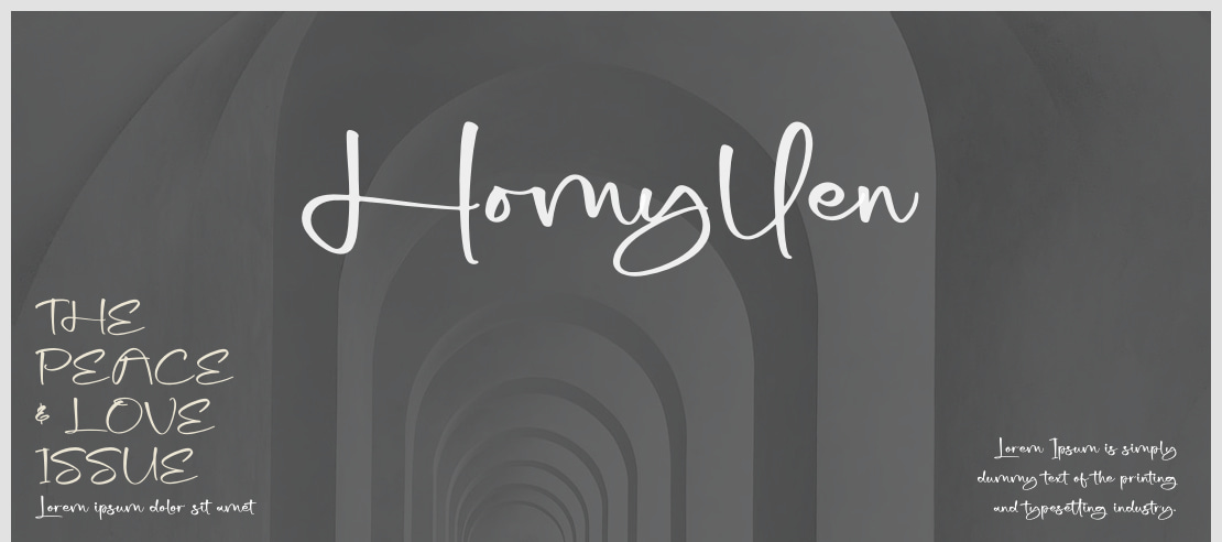 Homyllen Font