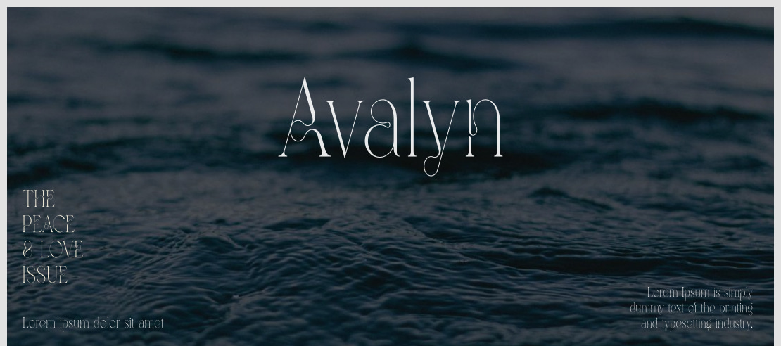 Avalyn Font