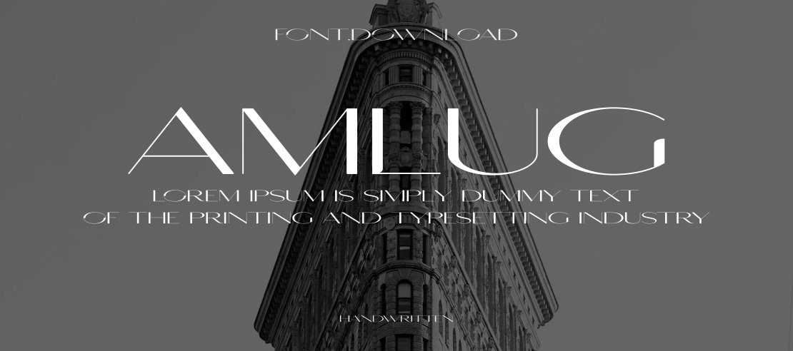 Amlug Font