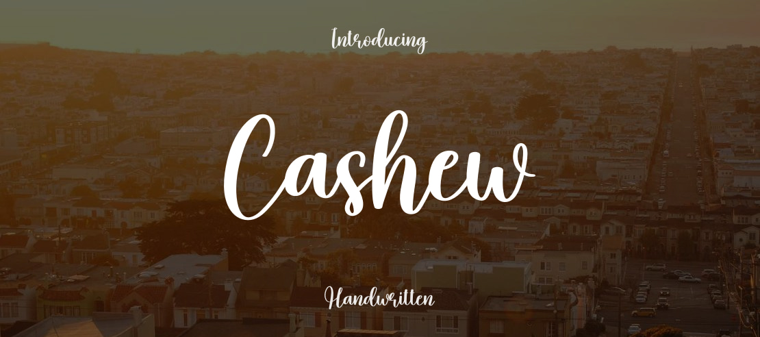 Cashew Font